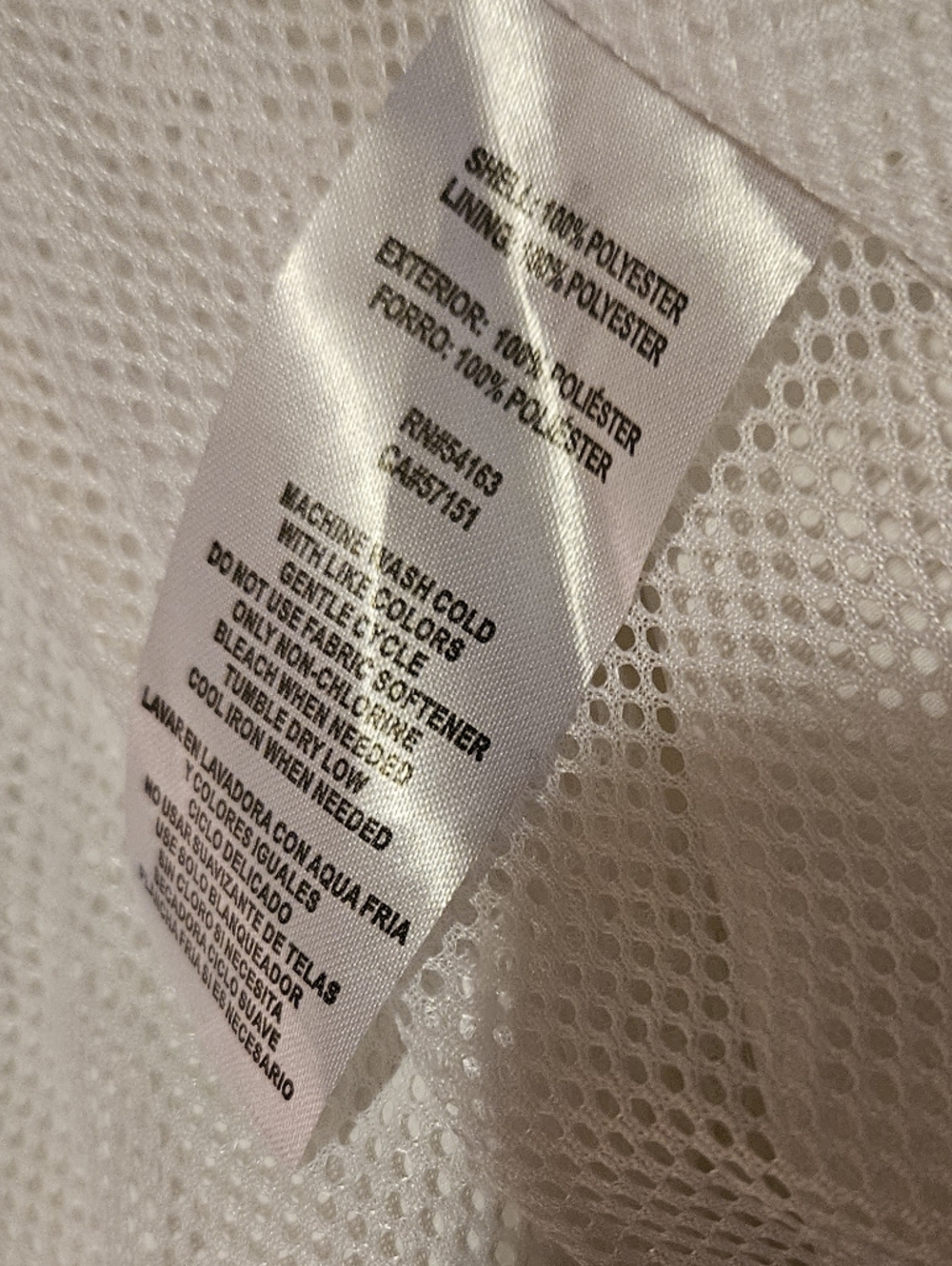 Tommy Hilfiger Women's Long Windbreaker Jacket. 21ptp - Picture 10 of 11